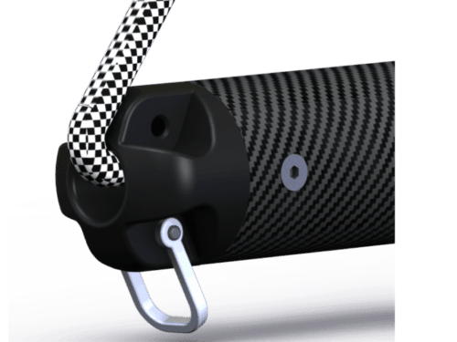 Pieza frontal para la botavara del gennaker AD:60mm/ID:50mm con estay y conexión Code0