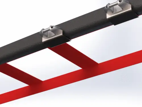 Staffa in acciaio inox per piattaforma da bagno per barche a motore